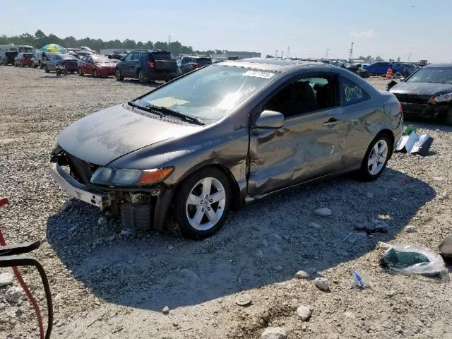 2HGFG12888H512757 - 2008 HONDA CIVIC EX GRAY photo 2