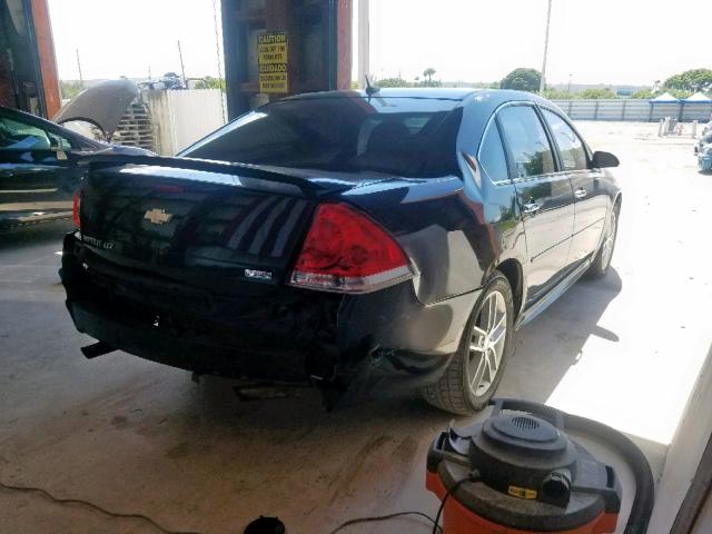 2G1WC5E37D1232793 - 2013 CHEVROLET IMPALA LTZ BLACK photo 4