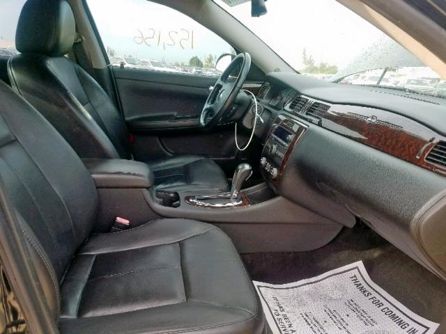 2G1WC5E37D1232793 - 2013 CHEVROLET IMPALA LTZ BLACK photo 5