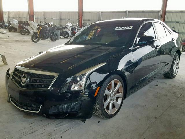 1G6AA5RA2D0148444 - 2013 CADILLAC ATS BLACK photo 2