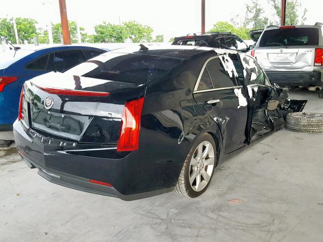 1G6AA5RA2D0148444 - 2013 CADILLAC ATS BLACK photo 4