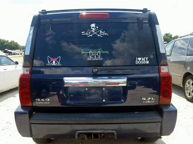 1J8HG58296C170231 - 2006 JEEP COMMANDER 蓝色 照片 10