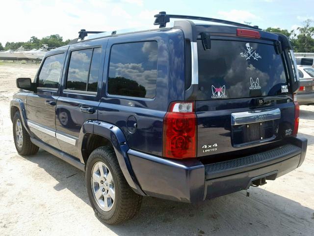 1J8HG58296C170231 - 2006 JEEP COMMANDER 蓝色 照片 3