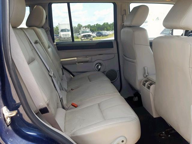 1J8HG58296C170231 - 2006 JEEP COMMANDER 蓝色 照片 6