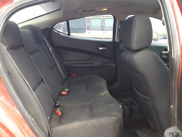 2G2WP552981149850 - 2008 PONTIAC GRAND PRIX RED photo 6