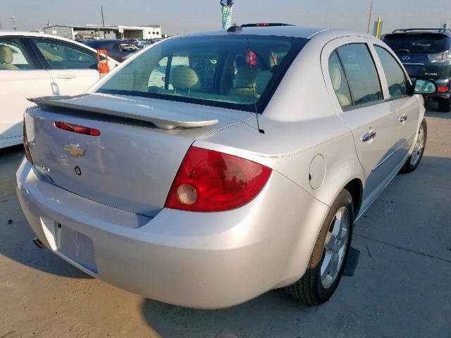 1G1AZ54FX57563456 - 2005 CHEVROLET COBALT LT SILVER photo 4