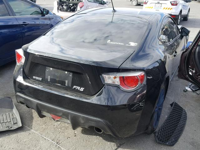 JF1ZNAA12D1702428 - 2013 TOYOTA SCION FR-S BLACK photo 4