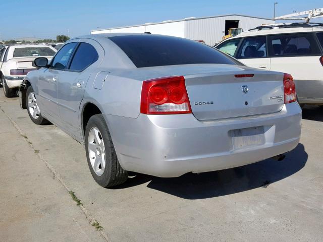 2B3CA3CV5AH166094 - 2010 DODGE CHARGER SX SILVER photo 3