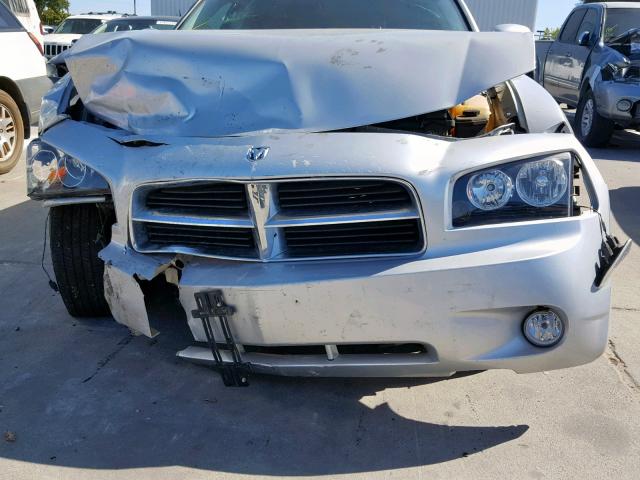 2B3CA3CV5AH166094 - 2010 DODGE CHARGER SX SILVER photo 7