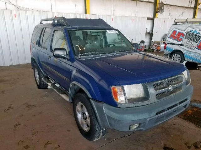 5N1ED28T11C516576 - 2001 NISSAN XTERRA XE BLUE photo 1