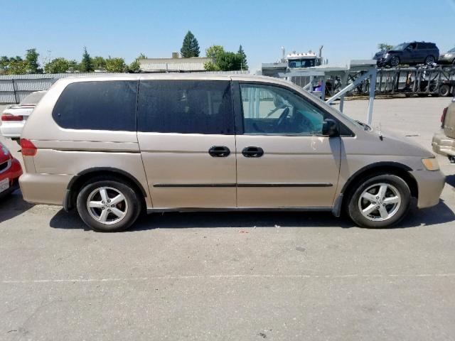 2HKRL1850YH609186 - 2000 HONDA ODYSSEY LX GOLD photo 9