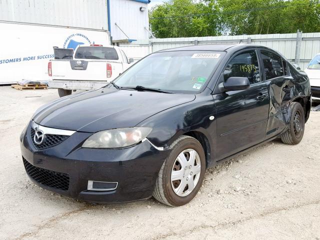 JM1BK12F671648358 - 2007 MAZDA 3 I BLACK photo 2