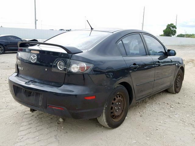 JM1BK12F671648358 - 2007 MAZDA 3 I BLACK photo 4