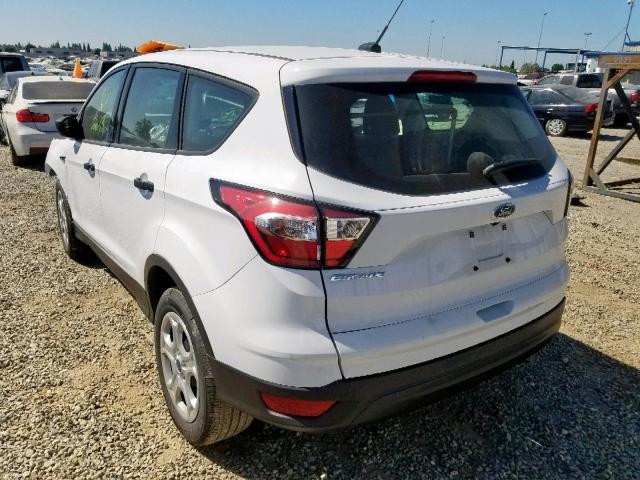 1FMCU0F76JUC09495 - 2018 FORD ESCAPE S WHITE photo 3