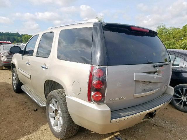 1GKFK63827J181880 - 2007 GMC YUKON DENA BEIGE photo 3