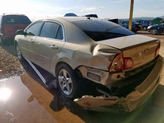 1G1ZC5EB4AF113785 - 2010 CHEVROLET MALIBU 1LT GOLD photo 3