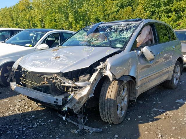 5J8TB18287A004872 - 2007 ACURA RDX SILVER photo 2