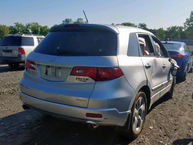 5J8TB18287A004872 - 2007 ACURA RDX SILVER photo 4