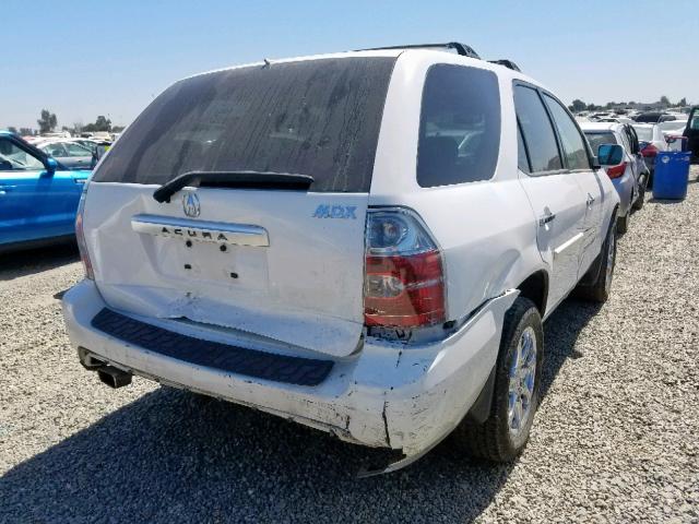 2HNYD18696H508861 - 2006 ACURA MDX TOURIN WHITE photo 4