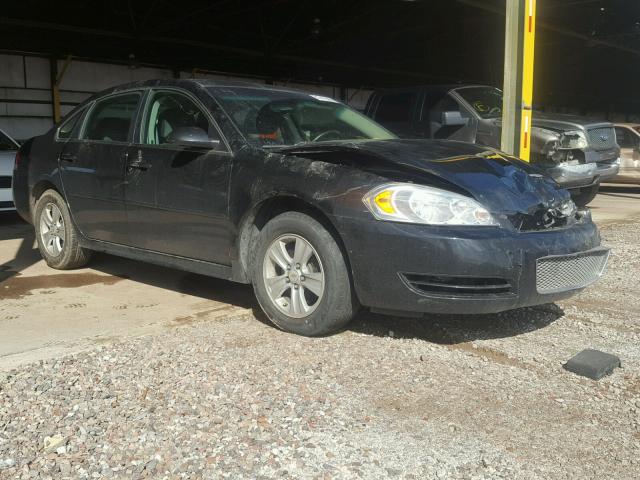 2G1WF5E31D1102872 - 2013 CHEVROLET IMPALA LS BLACK photo 1