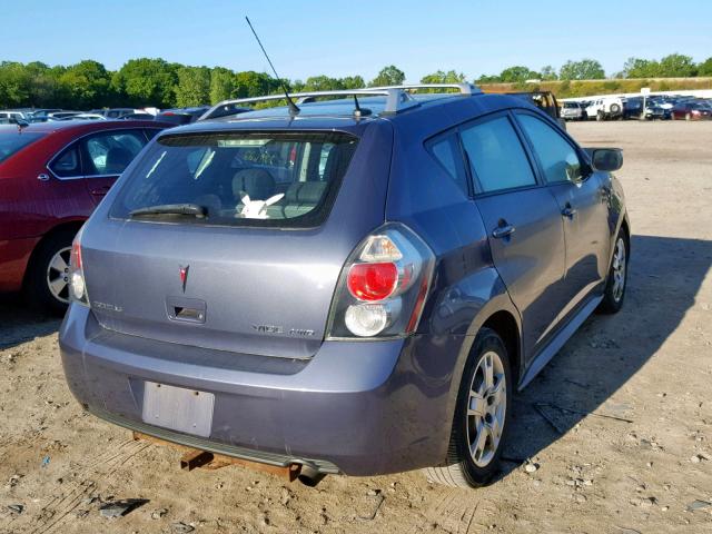 5Y2SM67099Z406177 - 2009 PONTIAC VIBE BLUE photo 4