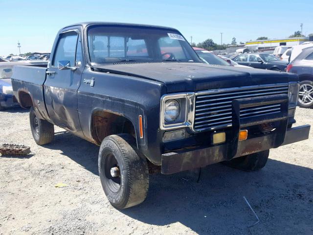 CKL147Z126640 - 1977 CHEVROLET CHEYENNE BLACK photo 1