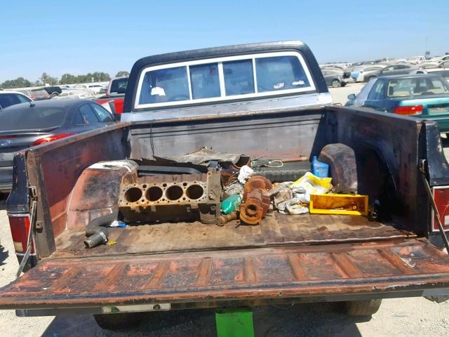 CKL147Z126640 - 1977 CHEVROLET CHEYENNE BLACK photo 6