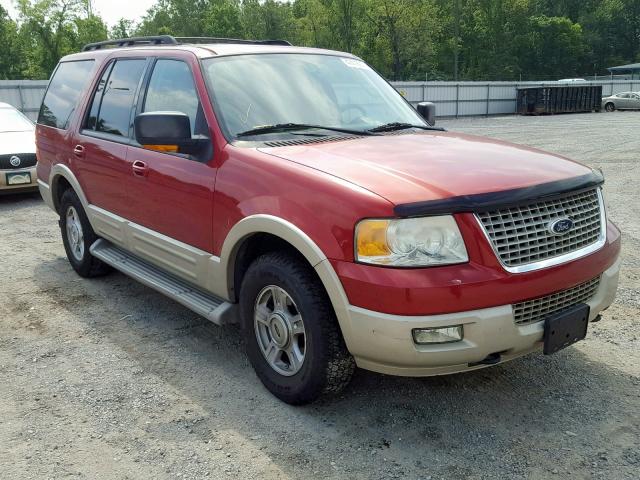 1FMFU18555LA52214 - 2005 FORD EXPEDITION RED photo 1