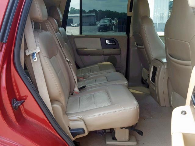 1FMFU18555LA52214 - 2005 FORD EXPEDITION RED photo 6