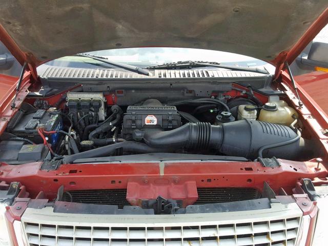 1FMFU18555LA52214 - 2005 FORD EXPEDITION RED photo 7