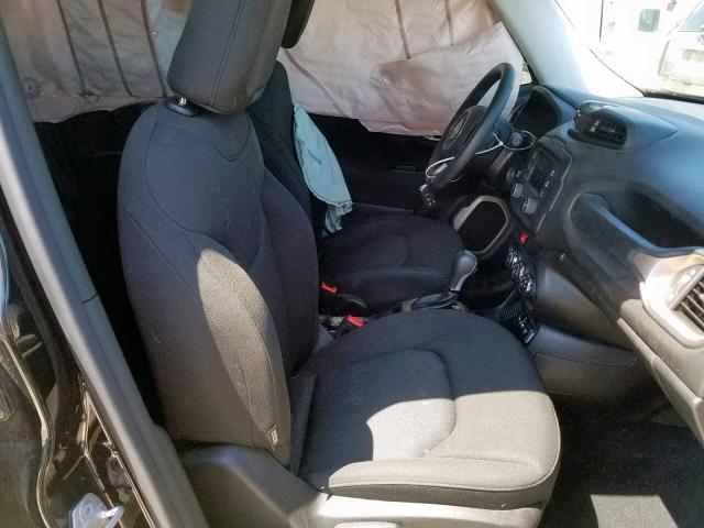 ZACCJAAT5GPD20590 - 2016 JEEP RENEGADE S BLACK photo 5