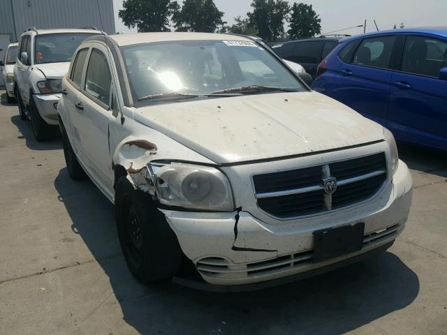 1B3HB48B87D336977 - 2007 DODGE CALIBER SX WHITE photo 1