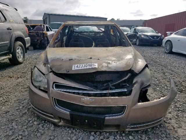 1G1ZH57B58F286563 - 2008 CHEVROLET MALIBU 1LT 烧焦的 照片 10