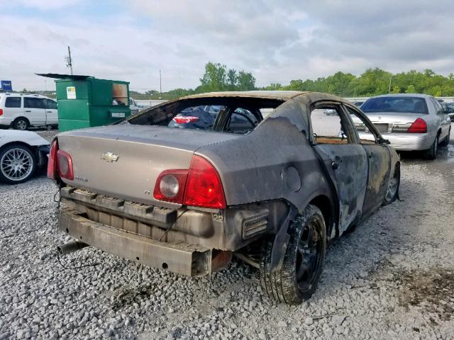 1G1ZH57B58F286563 - 2008 CHEVROLET MALIBU 1LT 烧焦的 照片 4