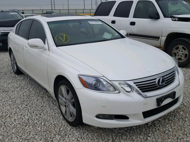 JTHBC1KS3B5024673 - 2011 LEXUS GS 450H WHITE photo 1