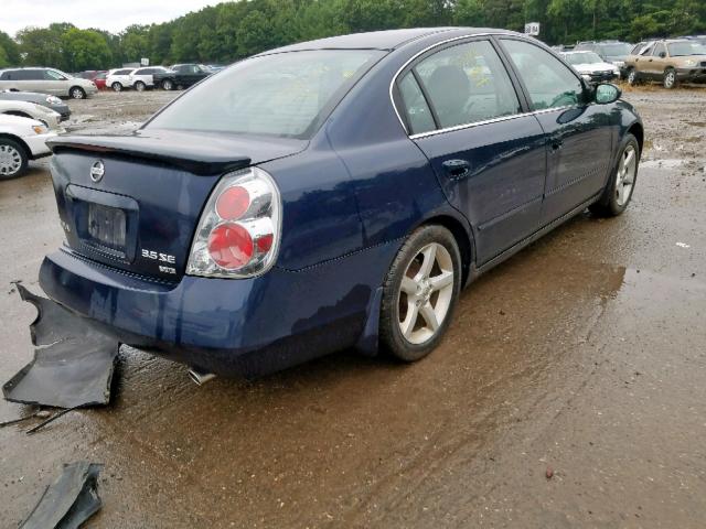 1N4BL11D96C238109 - 2006 NISSAN ALTIMA SE BLUE photo 4