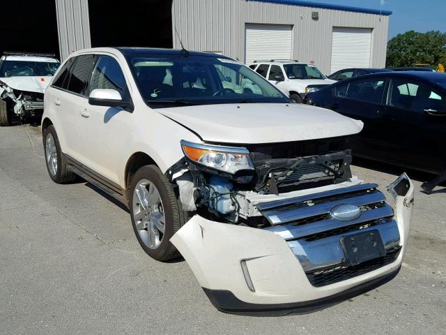 2FMDK3K94CBA12580 - 2012 FORD EDGE LIMIT WHITE photo 1