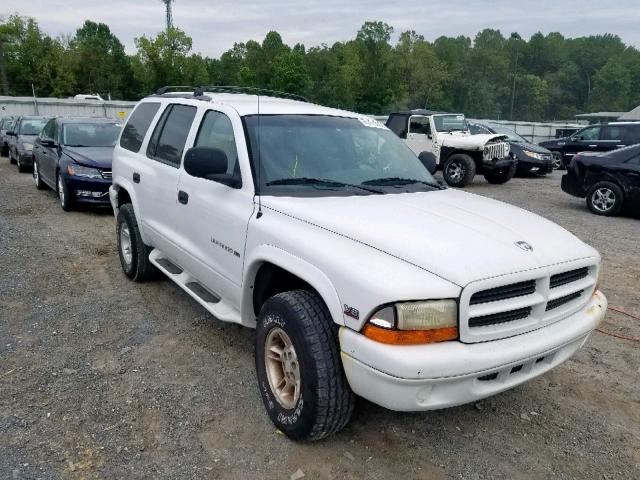 1B4HS28Y5XF519312 - 1999 DODGE DURANGO WHITE photo 1