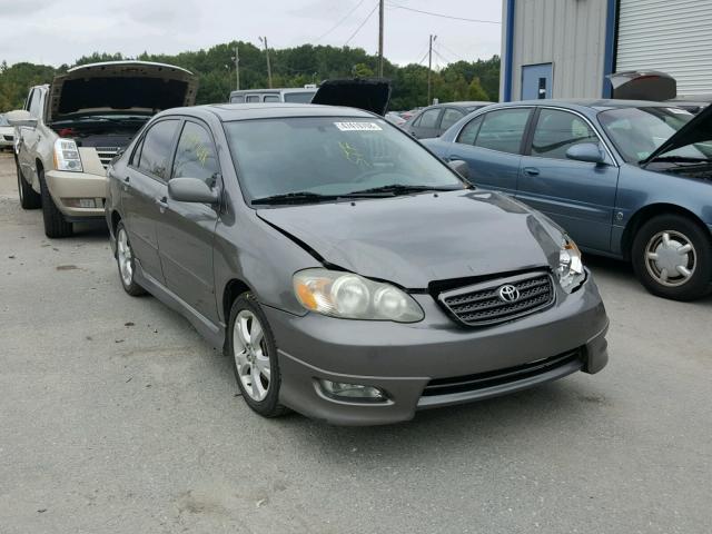 2T1BY30E75C435559 - 2005 TOYOTA COROLLA XR GRAY photo 1