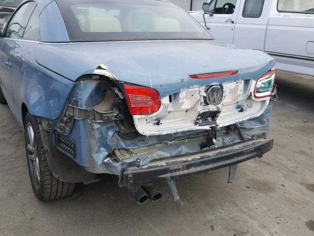 WVWFA71F48V015683 - 2008 VOLKSWAGEN EOS LUX 蓝色 照片 9