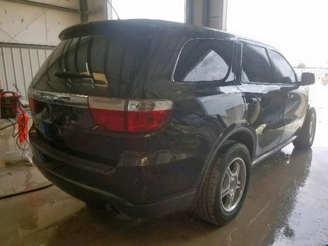 1D4RD2GG9BC618562 - 2011 DODGE DURANGO EX BLACK photo 4