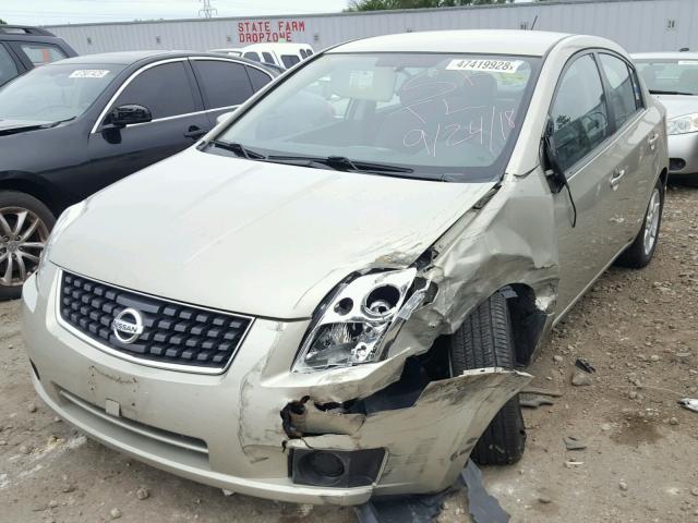 3N1AB61E87L721260 - 2007 NISSAN SENTRA 2.0 BEIGE photo 2