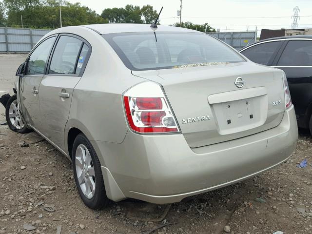 3N1AB61E87L721260 - 2007 NISSAN SENTRA 2.0 BEIGE photo 3