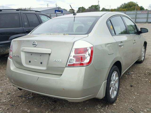 3N1AB61E87L721260 - 2007 NISSAN SENTRA 2.0 BEIGE photo 4