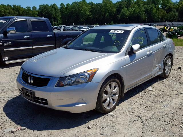 1HGCP26809A099378 - 2009 HONDA ACCORD EXL SILVER photo 2