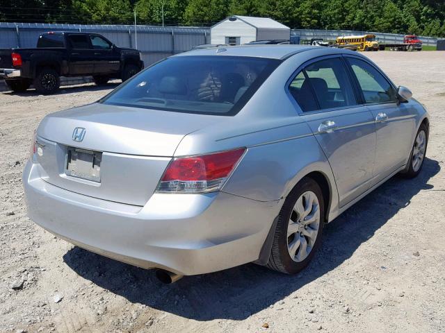 1HGCP26809A099378 - 2009 HONDA ACCORD EXL SILVER photo 4