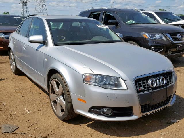 WAUDH78E28A145739 - 2008 AUDI A4 3.2 QUA SILVER photo 1