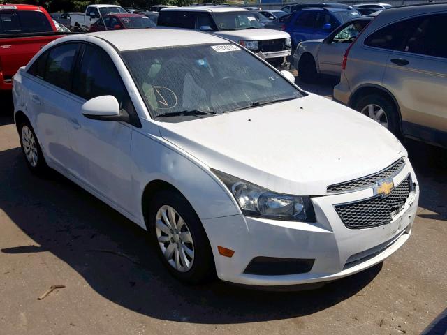 1G1PF5S9XB7293821 - 2011 CHEVROLET CRUZE LT WHITE photo 1