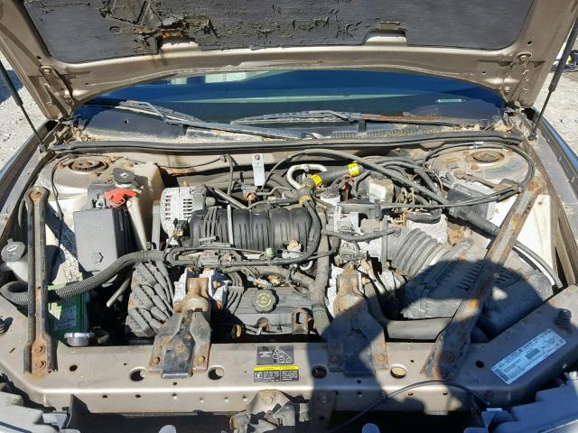 2G4WB55K521222743 - 2002 BUICK REGAL LS TAN photo 7