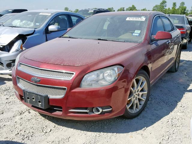 1G1ZK57759F101748 - 2009 CHEVROLET MALIBU LTZ ბურგუნდია ფოტო 2